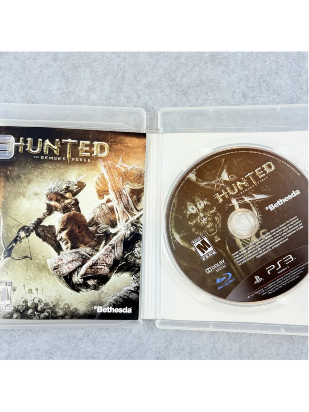Hunted: The Demon's Forge (Sony PlayStation 3, 2011) CIB tested
